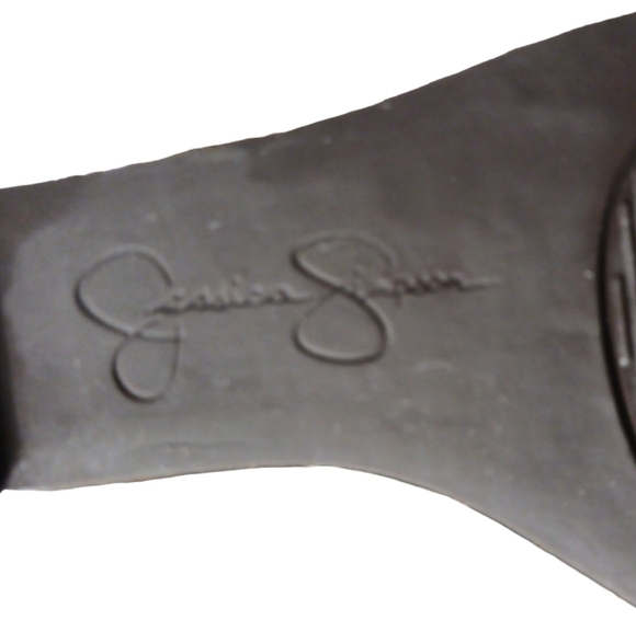 Jessica Simpson Ginny Wedge Gladiator Style, Snakeskin Espadrille Sandals 6.5 - Picture 10 of 13